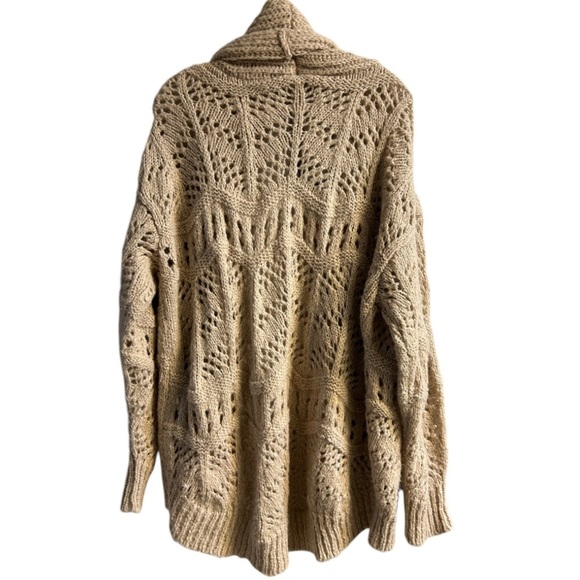 Anthropologie Plenty by Tracy Reese Wool and Mohair blend chunky cardigan NWOT - Picture 4 of 7